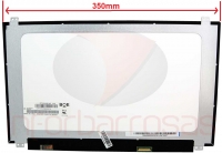 Display 15,6 Led Slim WXGA HD 1366x768 Conetor 30 Pinos EDP Dir. Brackets Sup. Inf. Matte Largura 350mm